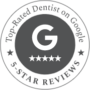 Top Rated Dentist on Google badge